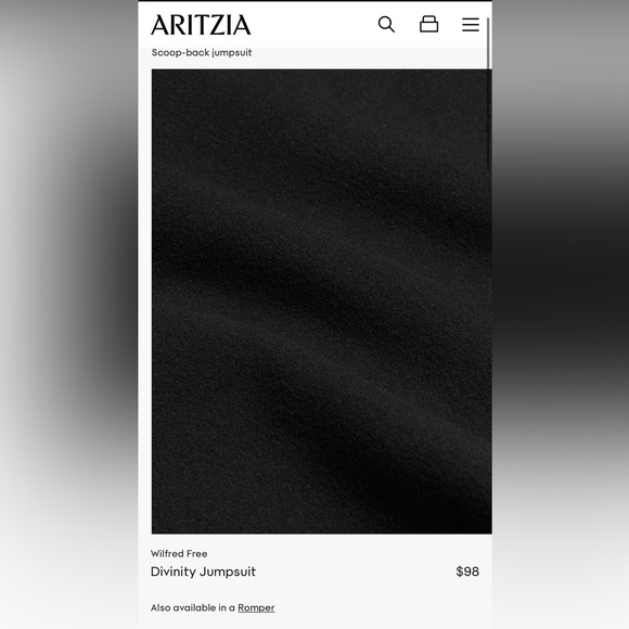 Wilfred Free Divinity Jumpsuit Size xxs black with coral stripe on leg - Picture 8 of 9